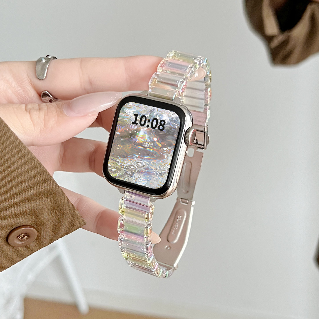 适用华为watch fit4手表带5新款树脂4pro智能运动手表