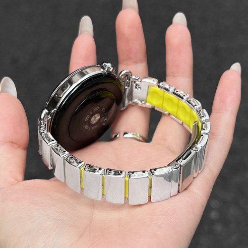 适配华为gt6手表带女款专用watchgt5智能表腕带4pro高级感女表watch3新款腕表2高端系列表链夏天女士荣耀透气
