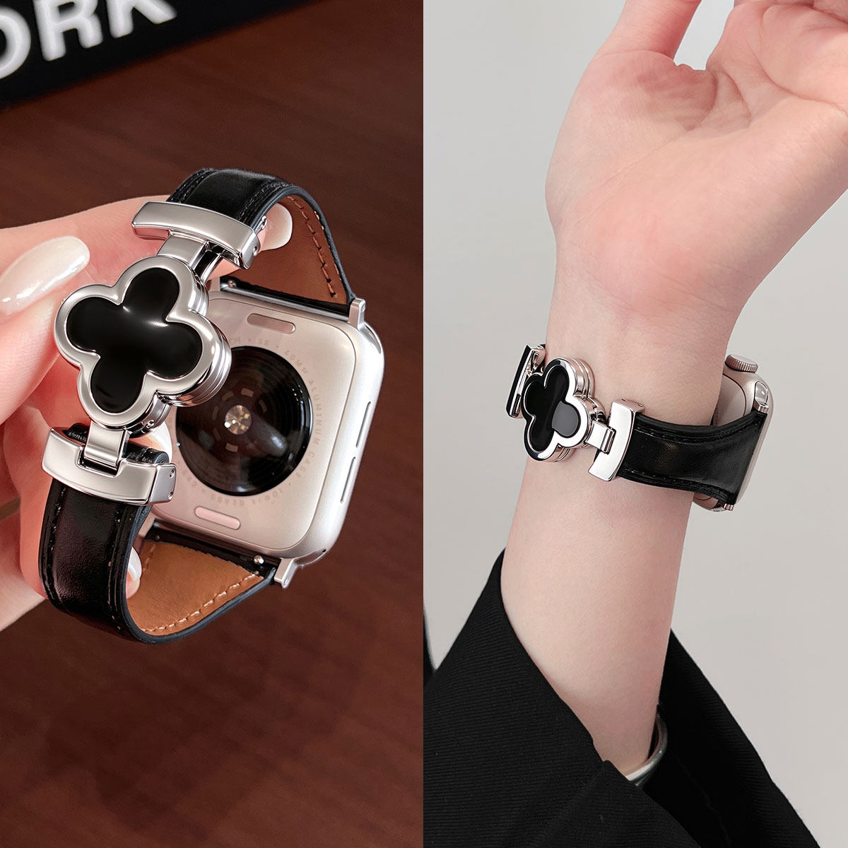 适用华为watch fit5手表带真皮女款5pro女士手带新款watchfit4运动智能表3专用表链2腕带高级感1手链精致系列