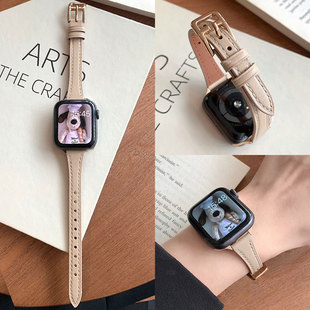 gt高颜值女生智能手表vivowatch5手环腕带秋冬天iqoowatch女款 watch 真皮质vivo 适用vivowatchgt2手表带新款