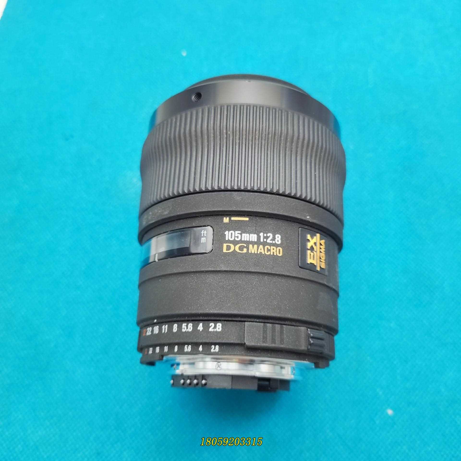 适马SIGMA镜头105MM 1:2.8镜头功能正常。镜片无议价