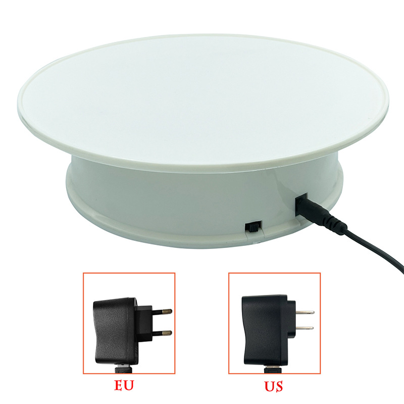 电动转盘旋转展示台摄影小珠宝直