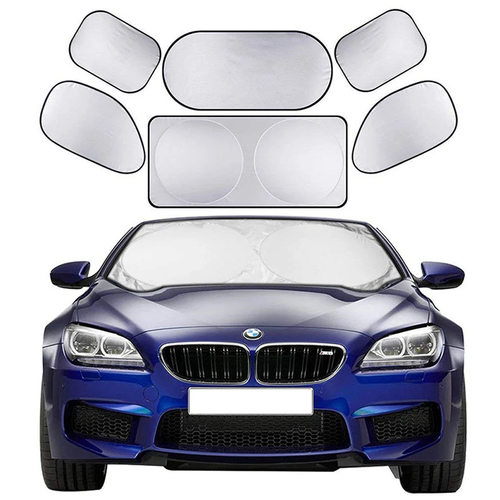 6件套汽车遮阳挡1前150x70cm1后1