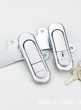 动力柜门锁AB303电控箱AB302专用钥匙控制柜防盗弹子锁芯家具