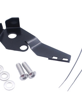 摩托车改装适用宝马水鸟R1200GS 14-17 边撑开关保护支架银色黑色