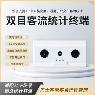 双目客流量计数器客车人员进出人数统计客流摄像头人流统计摄像机