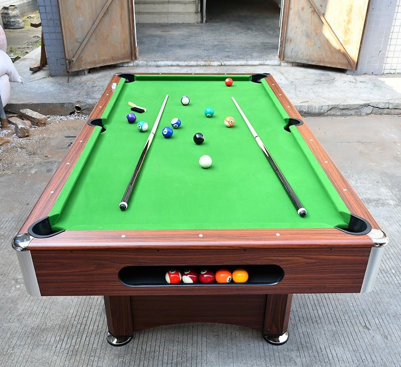 5尺大号台球桌 自动集球撞球台黑八桌 pool table