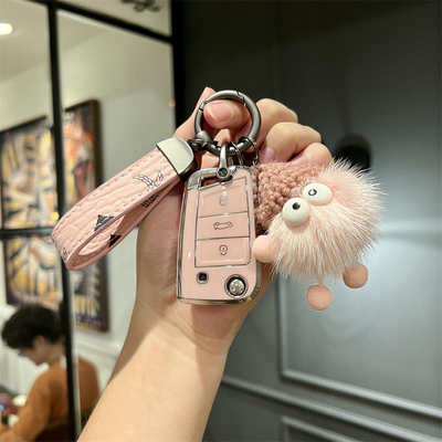 专用2024款大众朗逸钥匙套女士500万星空版五百万扣壳2023新锐XR