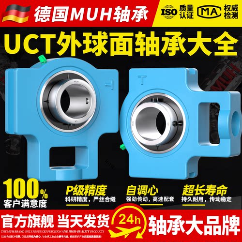 进口UCT外球面轴承滑道带座轴承