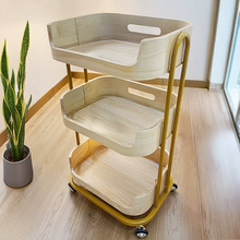 美容推车皮肤管理美容院专用小推车滑轮静音实木多用工具车置物架