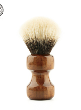 ARNO-黄金木系列MINGUO-2男士湿剃银尖特二满洲里獾毛泡沫胡刷