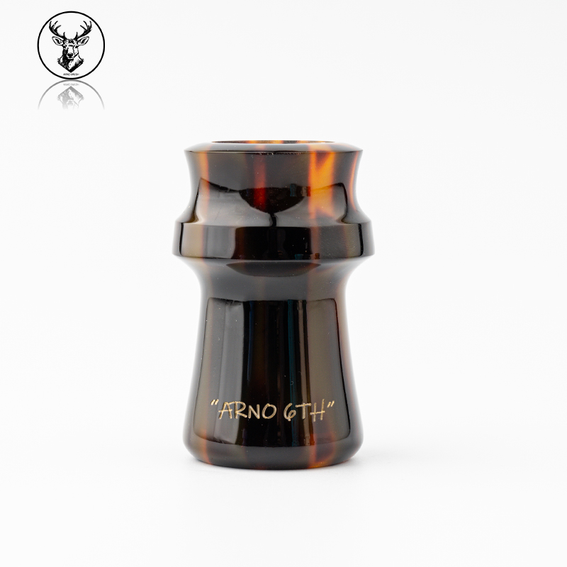 ARNO-战斧进口玳瑁色高回弹特二满洲里獾毛泡沫剃须刷胡刷