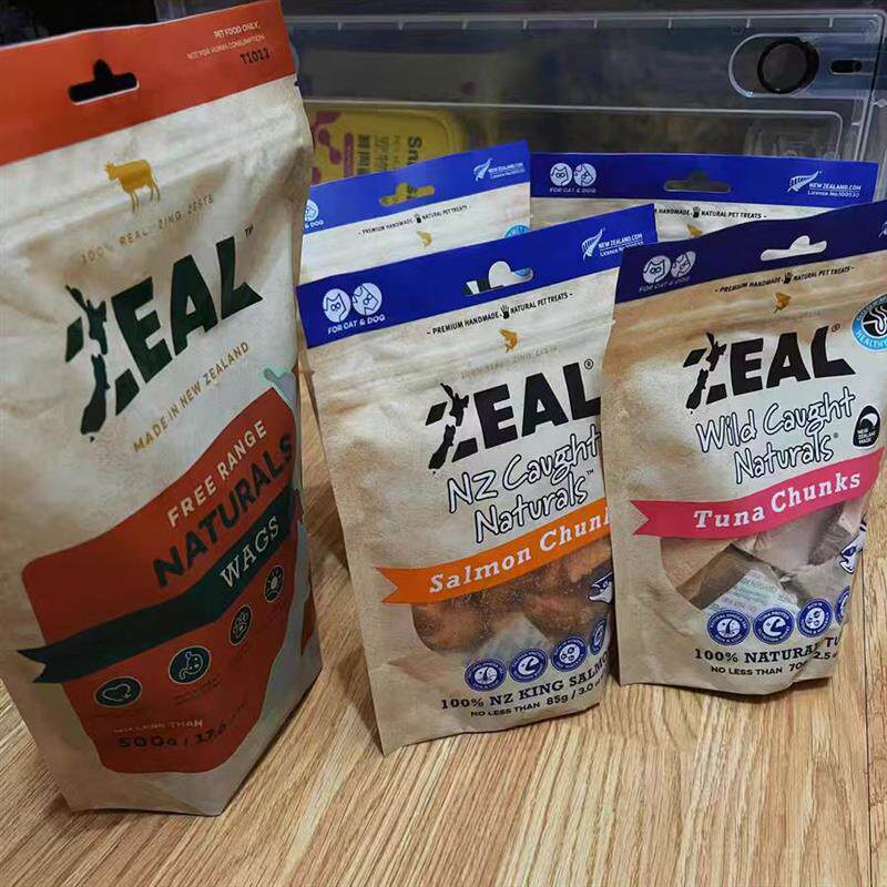 ZEAL新西兰进口猫咪冻干零食狗狗奖励G宠物美毛三文鱼吞拿鱼猫饼