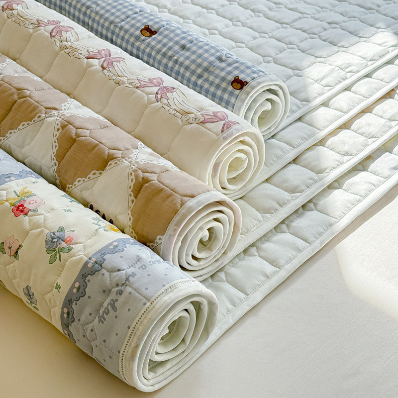 全棉夹棉床褥垫防滑可机洗母婴级四季通用学生宿舍单人榻榻米床垫