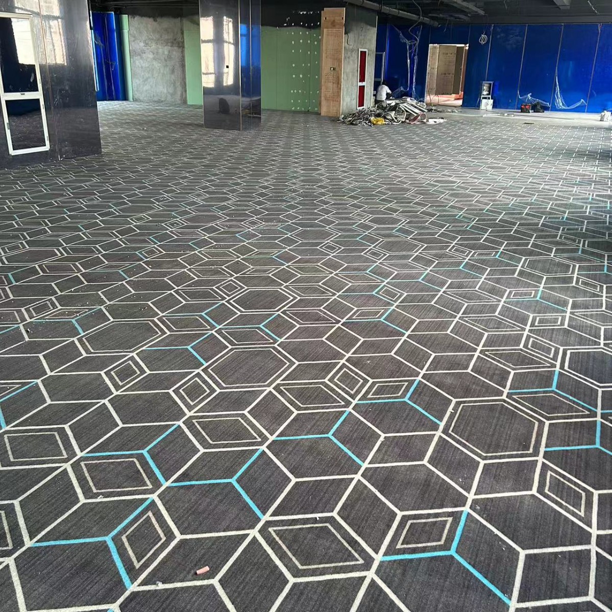 地毯商用办公室酒店台球厅桌球室宾馆阻燃KTV印花满铺会议室整铺