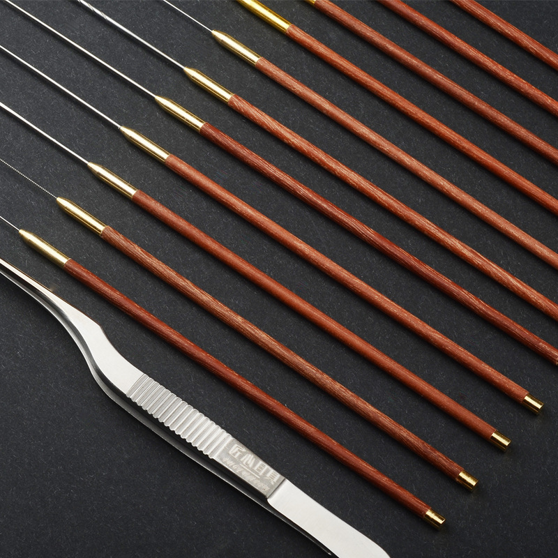 5zv7檀木柄专业挖耳勺掏耳朵蘑菇头细耳扒弹性耳圈海底捞采耳