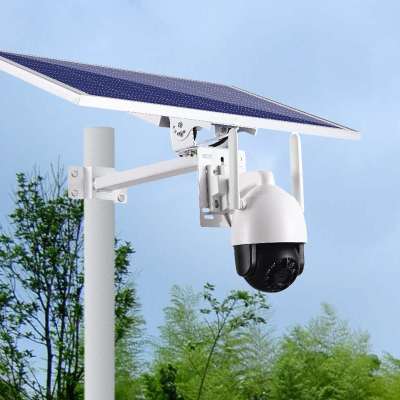 太阳能监控摄像头无线wifi网络手机远程高清夜视防水4g户外监控头