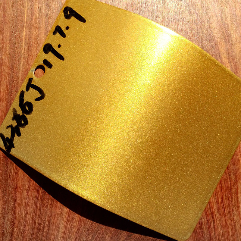 仿油漆效果金色粉末涂料 闪金静电喷涂塑粉 金属家具椅子粉末涂料