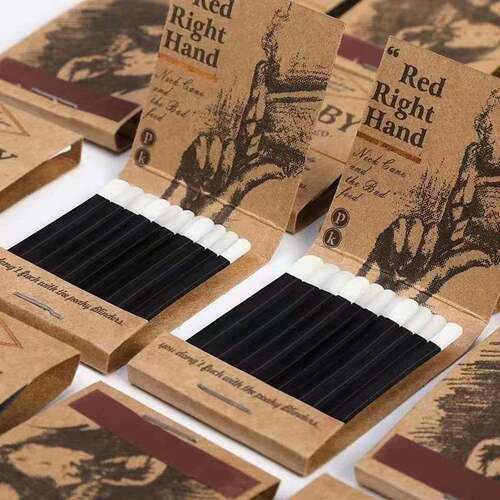 谢尔比火柴洋火折叠式同款老式火柴复古古风怀旧高颜值家用创意