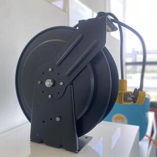 动自器缩绕线器电鼓电线绕管挂ALD墙加固铁盘自伸动回收工业线鼓