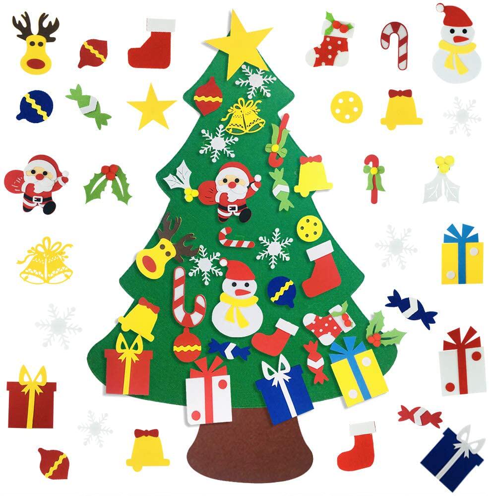 kids diy felt christmas tree christmas decoration for home n