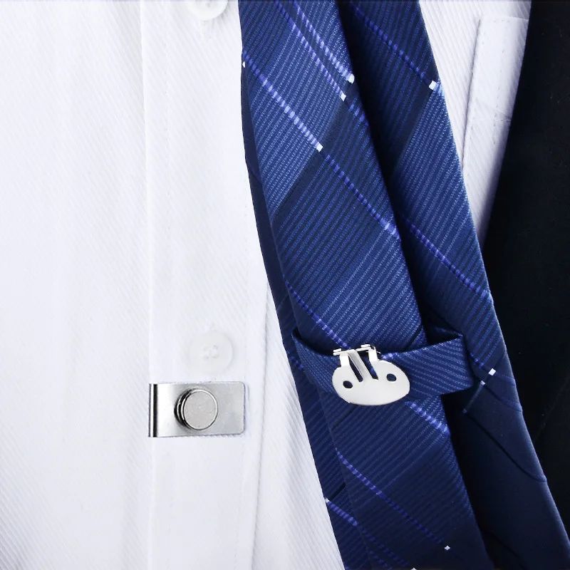 Magnetic Invisible Tie Clip Automatically Fixed Stainless St
