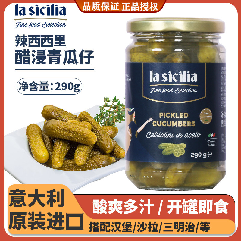 辣西西意大利醋浸青瓜仔罐头