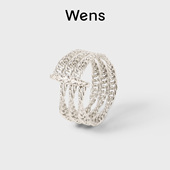 Wens星辰系列 新款 轻奢高级感小众设计戒指女士气质百搭新年送礼