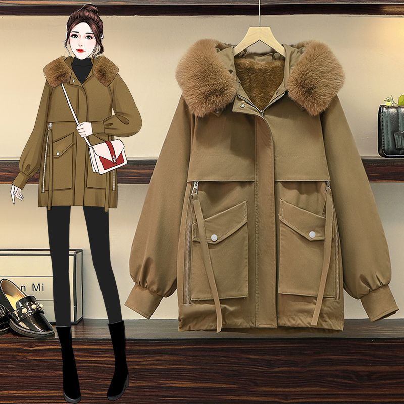 大码女装冬季新款加厚克