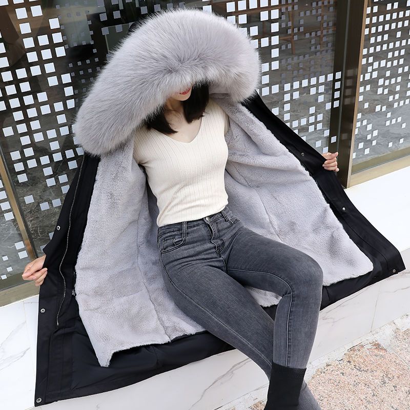 派克服女冬2025新款仿狐
