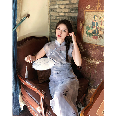 故双栖新中式旗袍改良年轻款少女