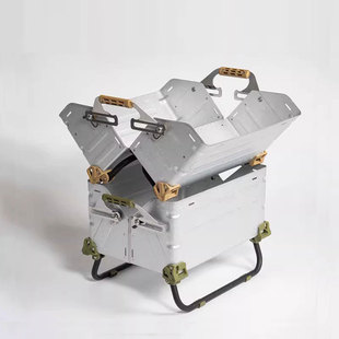 山也至子适配SNOW PEAK雪峰开口箱折叠腿增高腿TNR开口箱箱脚25L