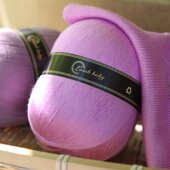 线纯棉手工diy编织半袖 真丝棉蕾丝线柔软夏季 醋酸线开衫 150克