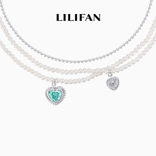 LILIFAN莉莉梵蓝宝石珍珠项链