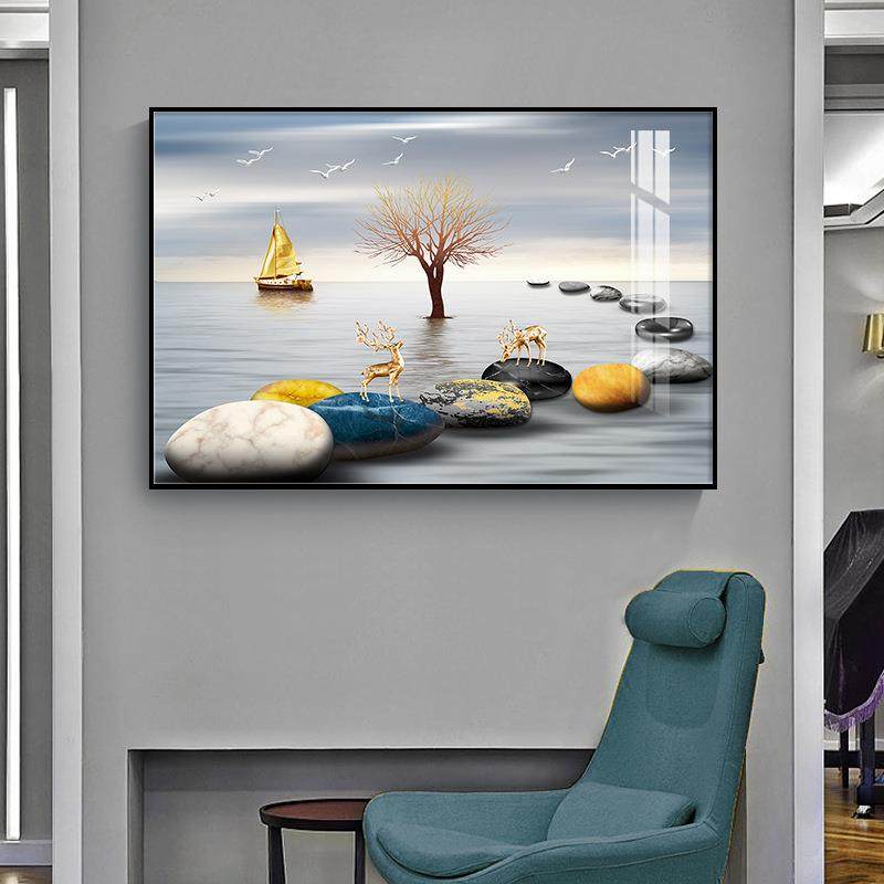 现代简约客厅装饰画横版北欧餐厅挂画卧室床头玄关餐桌旁墙面壁画,机械设备,其他机械设备,淘宝优惠券,粉丝福利购,淘宝优惠卷