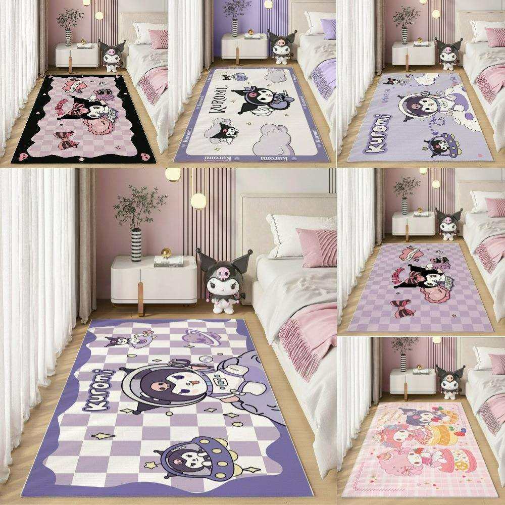 跨境可爱少女心美乐蒂库洛图案法兰绒大地垫客厅卧室沙发家居装饰,手表,配件,淘宝优惠券,粉丝福利购,淘宝优惠卷