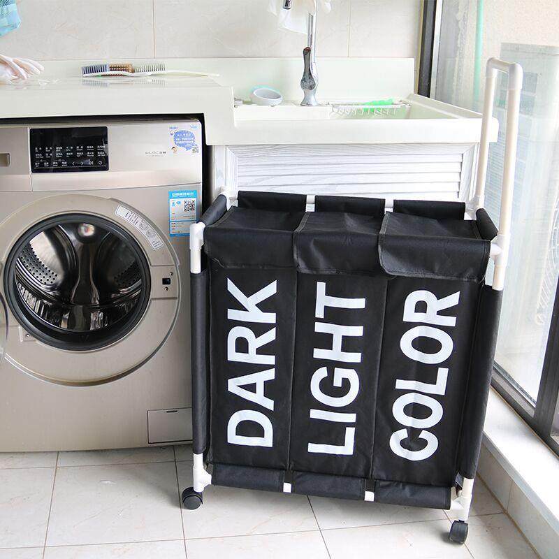 脏衣篮带轮分区 大容量洗衣篮带轮收纳箱可移动置物架分区收纳篮,手表,配件,淘宝优惠券,粉丝福利购,淘宝优惠卷
