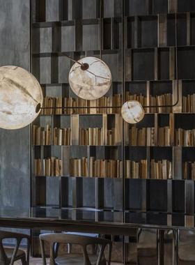 意大利Design by massimo castagna月球组合餐厅前台创意吊灯圆球