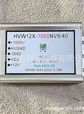 开关电源高压输出HvW12X-1000NV6/40输出0~1000V输出电流40mA