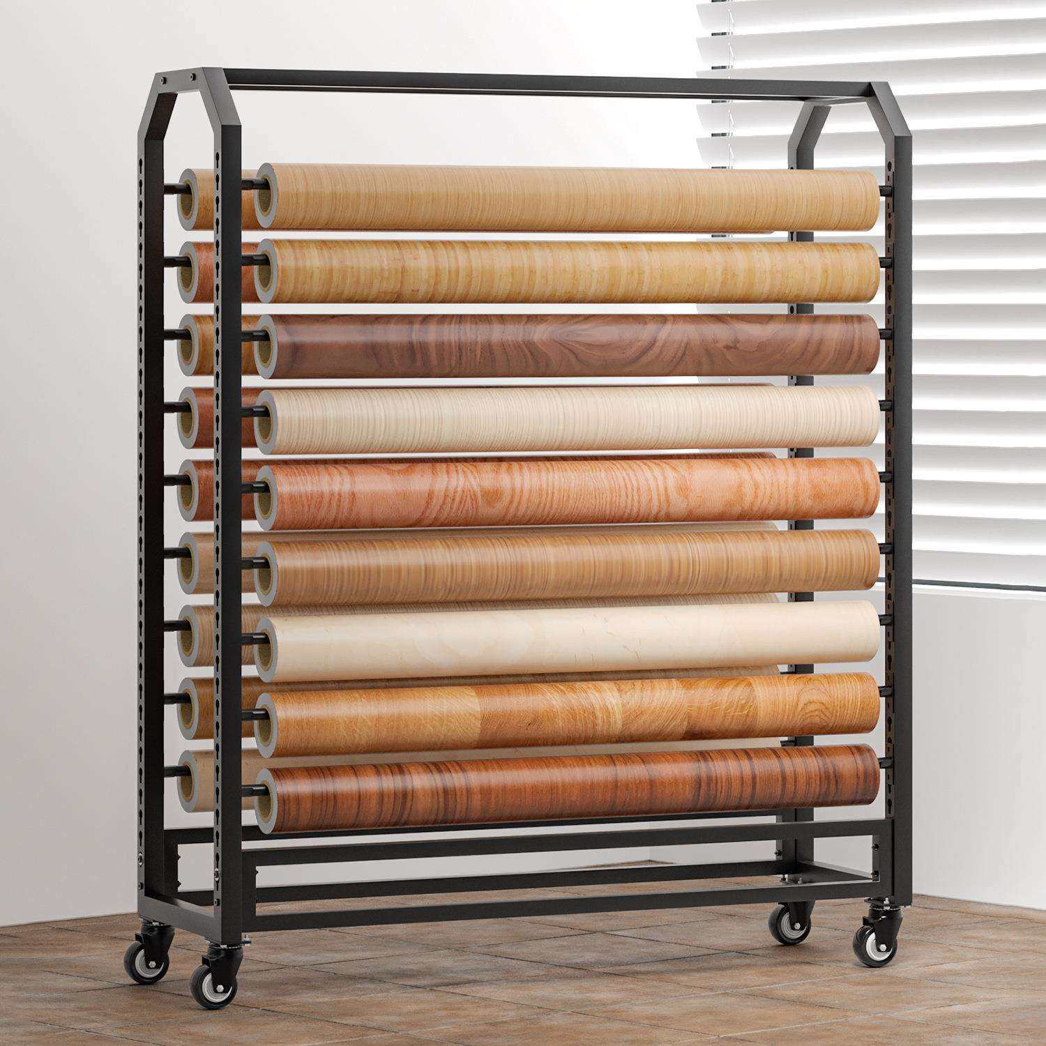 带轮子可移动木纹仿皮革贴纸自粘墙纸展示架墙布墙纸PVC壁纸货架,手表,配件,淘宝优惠券,粉丝福利购,淘宝优惠卷