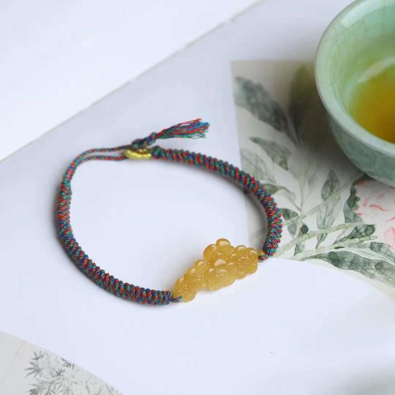 满糖色梅花且末糖料手链