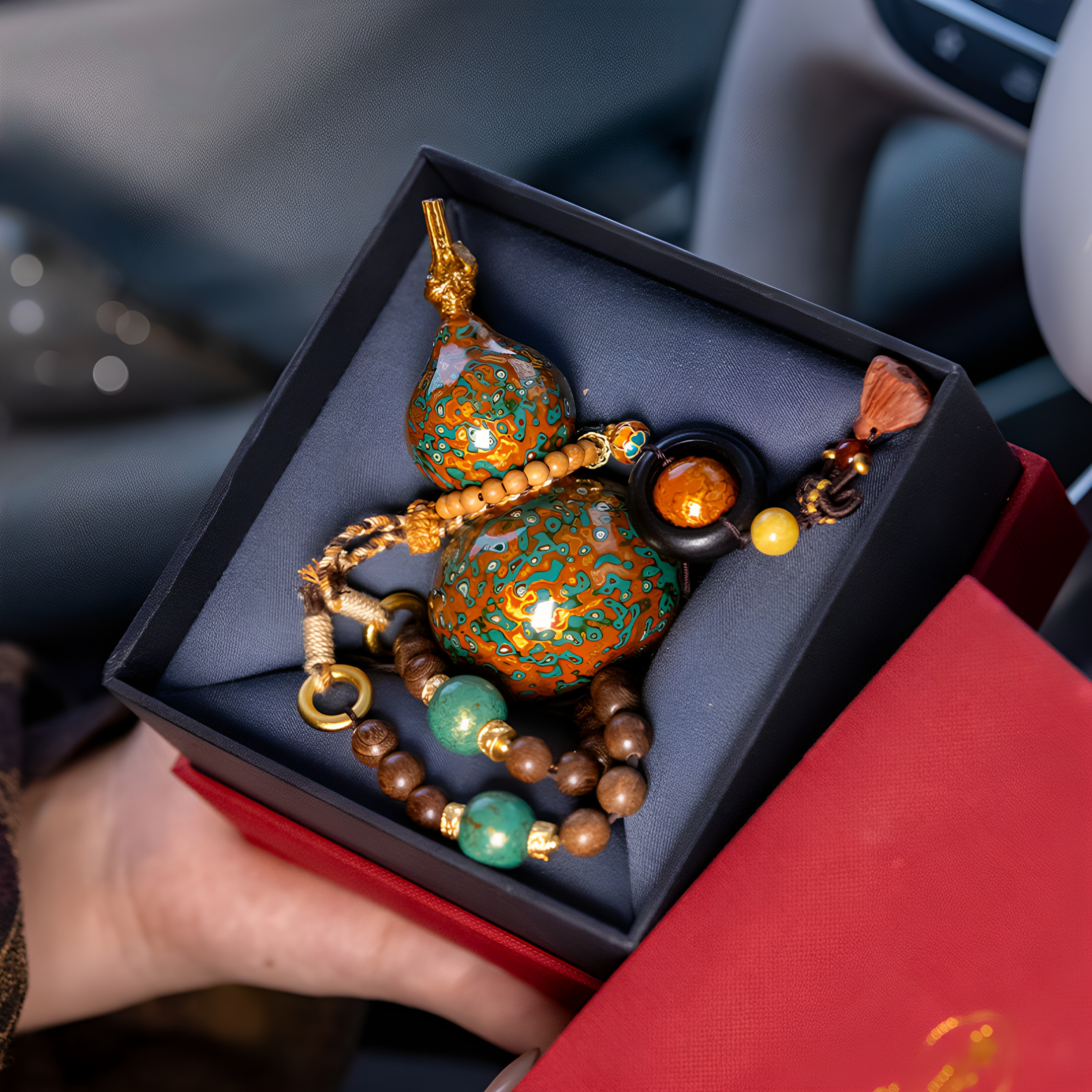DONGUAN/冬官非遗大漆工艺葫芦图片