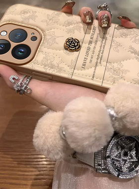 线条山茶花适用三星s25edge手机壳s24+硅胶s23ultra秋冬a15女a17高级感a26小众a35全包a53防摔a54新款奢华a56