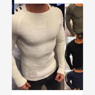 Sweater美式 毛衣外套打底衫 Men 潮牌秋冬季 2024薄毛衣男 设计师款