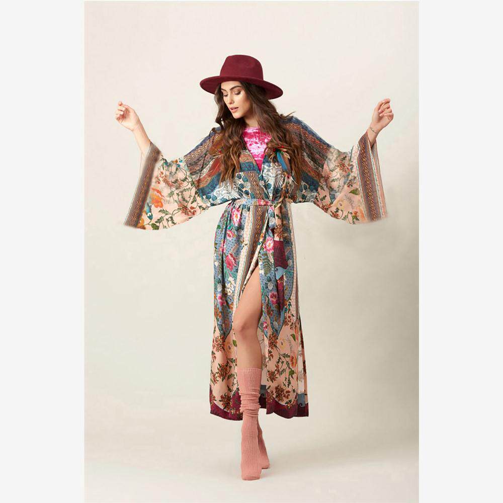 Loose beach jacket sun protection cardigan宽松沙滩防晒开衫