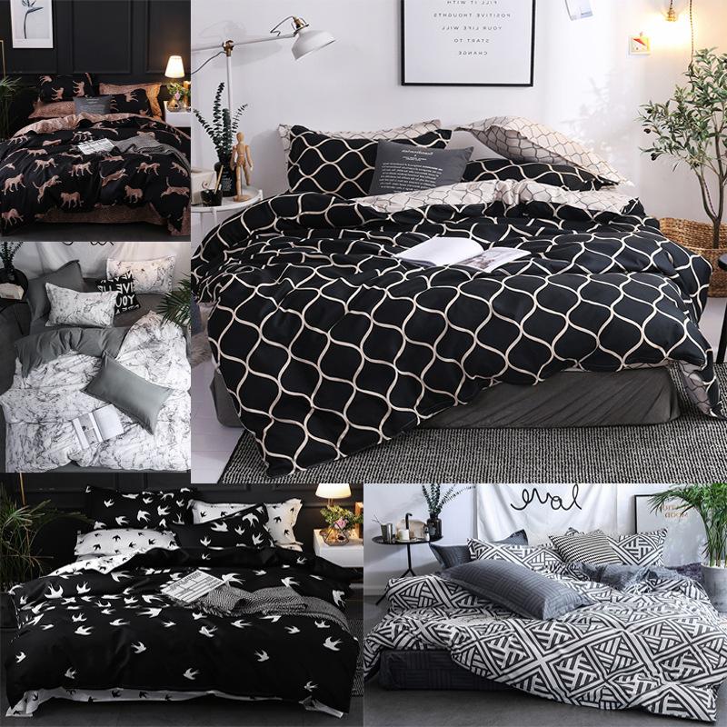 quilt duvet cover+2 pillow cases 50*70cm bedding sets 3 pcs