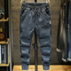 Mens Hiphop Jeans Racer 裤 Fashion Runway Biker Skinny