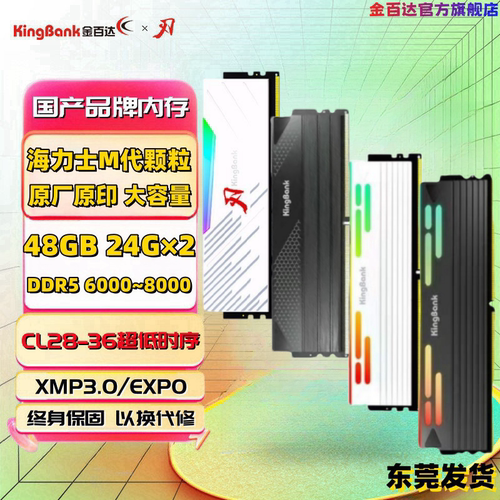 DDR5内存条24GB/32GB/64GB大容量
