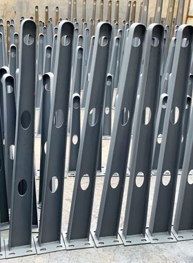 满焊碳钢雨棚挑梁 玻璃雨搭支架H型牛腿不锈钢梁定制异型钢构加工