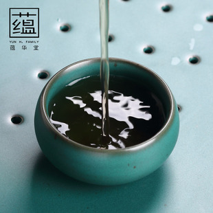 粗陶茶杯品茗杯陶瓷功夫窑变茶杯闻香杯主人杯小茶杯 手工日式